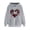 Gray#10, variant on YOIAVAIOY Valentine Gift Graphic Hoodie for Women Printed Drop Shoulder Hooded Fleece Sweatshirt Winter Warm Casual Cute Pullover White M