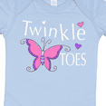 thumbnail image 4 of Inktastic Twinkle Toes Pretty Butterfly Girls Baby Bodysuit, 4 of 5