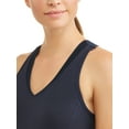 thumbnail image 2 of Athletic Works Women's V-Neck Racerback Tank Top with Back Mesh, Sizes S-XXL, 2 of 3