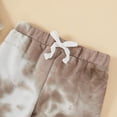 thumbnail image 6 of Babibeauty 2PCS Toddler Kid Baby Boy Tie Dye Pants Set Hoodie Pocket Top Long Pants Outfits Clothes, 6 of 7