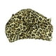 thumbnail image 1 of Gorros de baño para ducha, estampado de flores, impermeable, reutilizable, cubierta con dobladillo elástico, gorro de baño, gorro rizado, Juegos de accesorios de baño Estampado de leopardo amarillo Toystoory HA062078-07B, 1 of 6