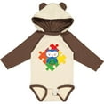 thumbnail image 3 of Inktastic Autism Awareness Puzzle Piece Owl Boys or Girls Long Sleeve Baby Bodysuit, 3 of 5