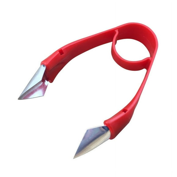 NETSENG Strawberry huller - Stainless steel strawberry and tomato huller - Red
