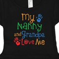 thumbnail image 4 of Inktastic Nanny and Grandpa Love Me Girls Baby Dress, 4 of 5