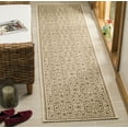 thumbnail image 2 of SAFAVIEH Linden Odetta Geometric Indoor/Outdoor Runner Rug, Cream/Beige, 2'2" x 10', 2 of 8