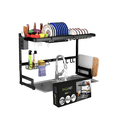 thumbnail image 1 of Escurridor De Trastes Platos Fregadero Organizador Cocina Color Negro, 1 of 5