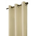 thumbnail image 4 of Commonwealth Thermalogic Weather Cotton Fabric Grommet Top Panel Pair - 80x72" - Natural, 4 of 5