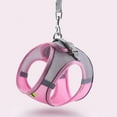 thumbnail image 4 of Dog Harness with Leash Set Adjustable Comfortable Puppy Mesh Pink XXS, 4 of 6