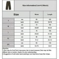 thumbnail image 5 of Tan Leopard Jeans Women Denim Pants Female Oversize Wide Leg Trousers, 5 of 5