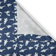 thumbnail image 5 of Ambesonne Shark Grommet Curtain, Various Gestures Humorous, 50" x 108", Violet Blue White, 5 of 6