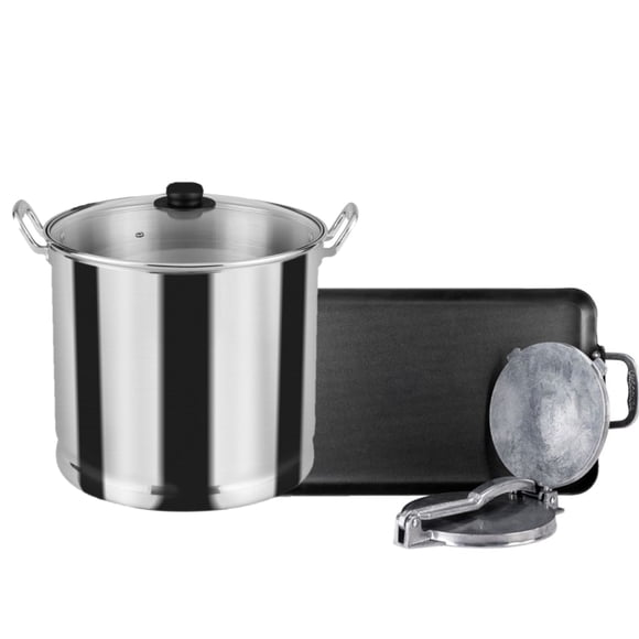 Set de Parrilla con Vaporera Vasconia Esencial