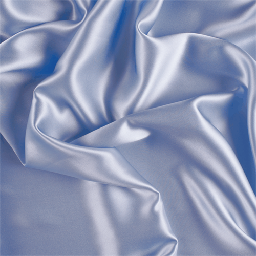 Steel Blue Silk Charmeuse, Fabric By the Yard