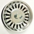 thumbnail image 5 of El colador de fregadero de cocina de acero inoxidable funciona como colador para atrapar restos de comida y como tapón para llenar los fregaderos de agua., 5 of 5