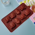 thumbnail image 1 of Diversos moldes de silicona para hacer chocolate con animales, silicona de grado alimenticio para chocolate, dulces, cubitos de hielo y golosinas para perros. 2 piezas, 1 of 4