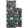thumbnail image 2 of Blue Basketball Related Items Pattern Toddler Nap Mats for Kids Preschool,Sleeping Mat Bag or Kids,Toddler Sleeping Bag,Toddler Nap Mat or Daycare, 2 of 6