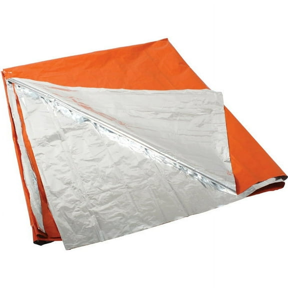 Rothco Polarshield Survival Blanket, Orange/Silver