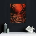 thumbnail image 4 of Nawypu Large Canvas Wall Art Back road from hell Canvas Prints for Living Room Bedroom Office Wall Decor, Stretched &amp; Framed Artwork Ready to Hang, 4 of 4