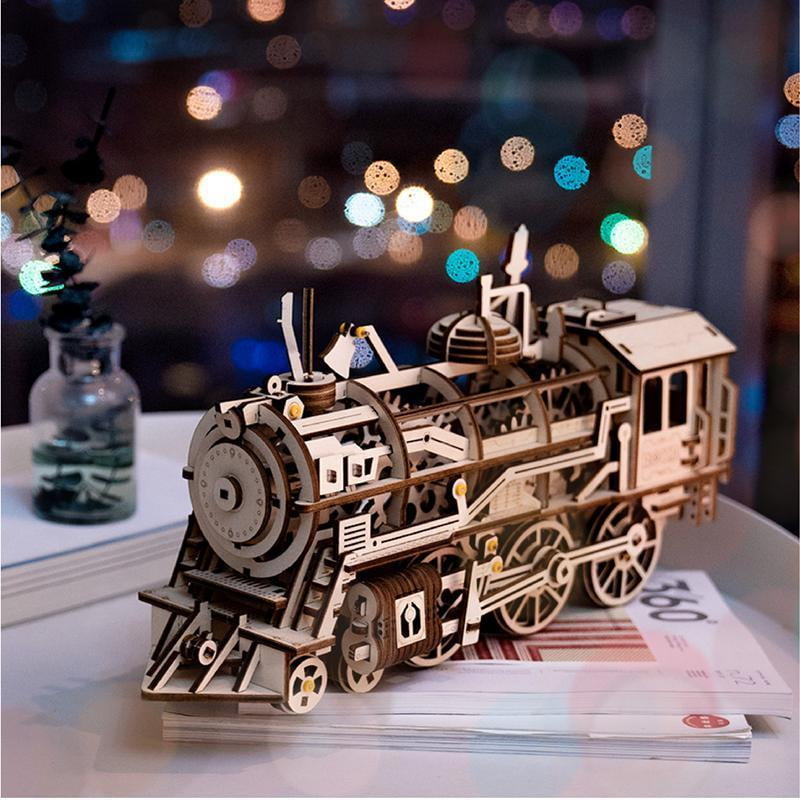 New Hands Craft Puzzle DIY Mechanical Gears Locomotive New Hands Craft Puzzle DIY Mechanical Gears Locomotive