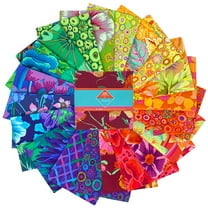 Free Spirit - Classics Plus - Spectrum 5 inch Charm by Kaffe Fassett 42 pcs