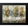 thumbnail image 2 of Nan 18x15 Black Modern Framed Museum Art Print Titled - Linen Trees, 2 of 5
