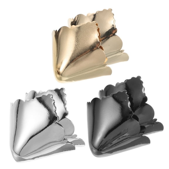 3 Pairs High Heel Toe Caps Metal Pointed Protector Heel Tips Covers High Heel Shoes Toe Guards Metal Trim Boots Tips For Shoes Repair