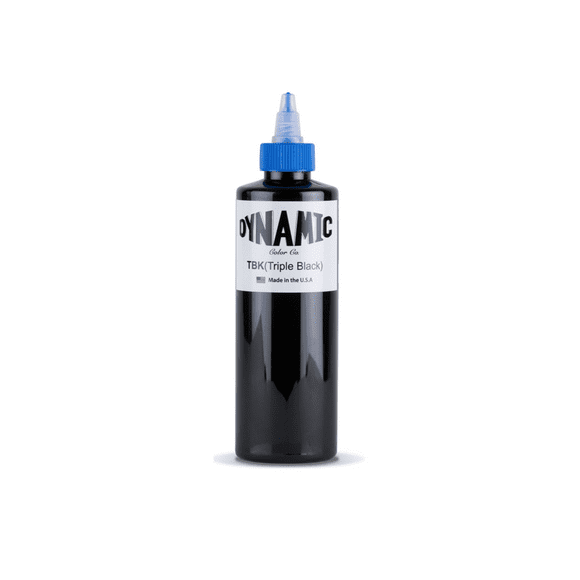 DYNAMIC Tattoo Ink 1-oz & 8-oz: Black,Triple Black,White & Heavy White