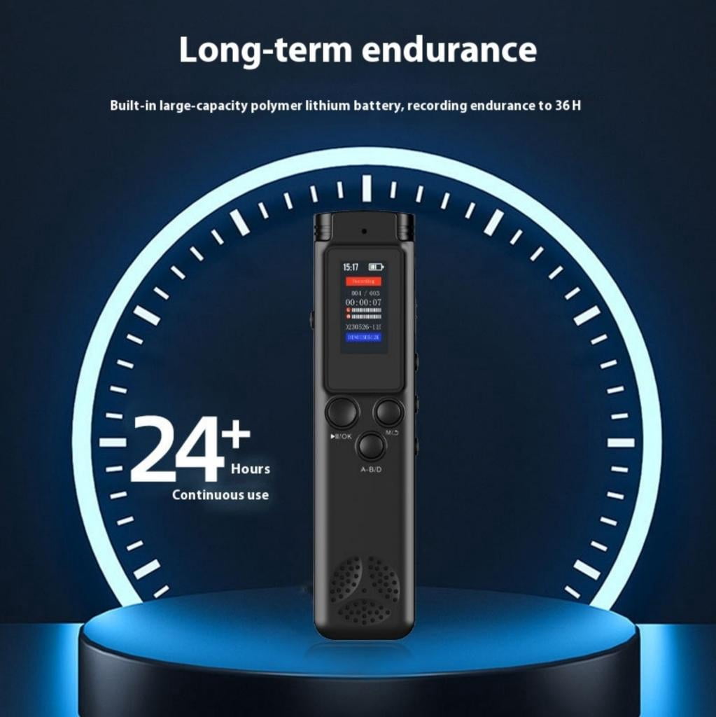 High Capacity 32GB Tape Recorder Digital Voice Activation Lightweight Design for Conference Class Meeting