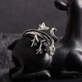 thumbnail image 3 of Anillos punk vintage Anillos de lagarto gótico Apertura Anillo punk ajustable Joyería, 3 of 5