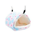 thumbnail image 1 of Hammock For Rats Double Thick Plush Warm Bed For Hamster House Nest Sleeping Bag Hanging Tree Beds Guinea Pig Hamster Cage, 1 of 5