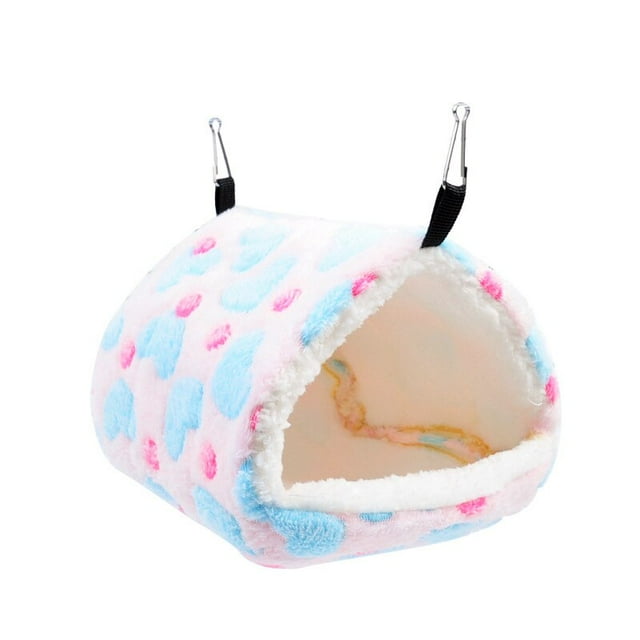 Hammock For Rats Double Thick Plush Warm Bed For Hamster House Nest Sleeping Bag Hanging Tree Beds Guinea Pig Hamster Cage