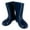 Navy, variant on Wootie Little Girl's Waterproof Solid Color Rain Boots