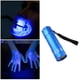 thumbnail image 3 of 395nm Ultravioleta 9 LED Linterna Luz de detección portátil Antorcha Azul FLhrweasw Nuevo, 3 of 6