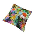 thumbnail image 3 of YFYANG Square Decorative Throw Pillow Case (Without Pillow Insert), Watercolor Daisy Pattern Bedroom Sofa Car Cushion Cover, 18"x18", 3 of 9