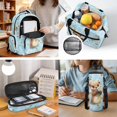 thumbnail image 5 of Jeiento Otter 17 Inch School Backpack Set 4-Piece Lunch Bag Pencil Case Water Bottle Holder Daisy Lightweight Large Capacity Bookbag for Boys Girls Kids Students, 5 of 7