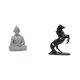 thumbnail image 1 of Escultura De Buda Mono Con Figura De Espíritu De Caballo Para Un Tranquilo Retiro En El Jardín Y La Decoración De Un Santuario En El Dormitorio., 1 of 8