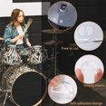 thumbnail image 7 of NOGIS 48 Pieces Drum Dampeners Drum Gel Pads Silicone Drum Silencers Soft Drum Dampening Gel Pads Transparent Drum Mute Pads for Drums Tone Control (Clear), 7 of 7