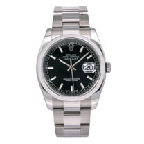 Pre-Owned Rolex Datejust 116200 36MM Black Dial With Stainless Steel Oyster Bracelet