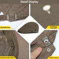 thumbnail image 4 of Men's Newsboy Cap Ivy Cotton Flat Hat Adjustable Cabbie Driving Hats Gatsby Irish Hunting Beret Caps 1Pack, 4 of 7