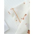 thumbnail image 4 of Apricot Teddy Bear Print Pajama Set: Short Sleeve Button-Up Top & Shorts, 4 of 7