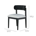 thumbnail image 3 of Beautiful Drew Dining Room Chair by Drew Barrymore, Rich Black Finish, 2 Pack, 3 of 13