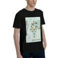 thumbnail image 2 of Bingfone World Travel Map Men'S Loose Fit Short-Sleeve Pocket T-Shirt, 2 of 7