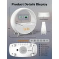 thumbnail image 3 of ZXNYH Arches Gradual Sunrise Alarm Clock with Wireless Charging Bluetooth Speaker White Noise Soothing Sound Machine with Ambient Night Light for Adult Baby Teens Touch/Button Control【No WiFi No App】, 3 of 3