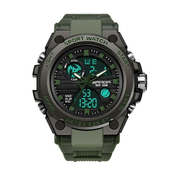 Watch for Men Digital Watch for Men Sanda Men Sport Watch Dual Display Analog Digital Led Electronic Wrist Watches