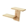 thumbnail image 2 of Estantes de Pared para Gatos con 2 Niveles, Escalones de Pared para Escalar, Percha de Madera para Gatos, Tapetes Rascadores de Sisal para Gatos Domés, 2 of 9