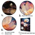 thumbnail image 3 of Designart "Dreaming Of Sacred Lotus III" Lotus Floater Framed Wall Art Living Room, 3 of 5