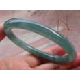 thumbnail image 6 of Certified Icy Green Burma Natural A JADE Jadeite Circle Bangle Bracelet 57 mm 657941 TN, 6 of 12
