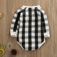thumbnail image 4 of Christmas Baby Romper Newborn Baby Boys Red Plaid Long Sleeve Jumpsuit Infant Deer Onesies Winter Clothes, 4 of 7