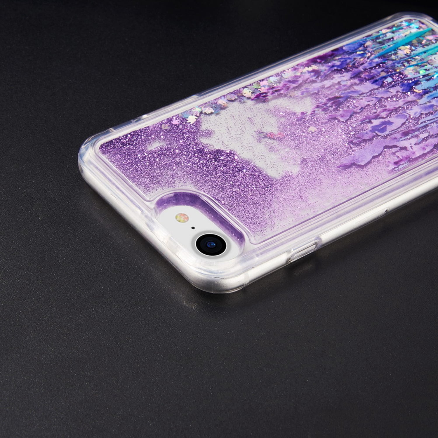 Beautiful Liquid Glitter Waterfall Cellphone Case for iPhone 8 Plus / 7 Plus
