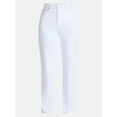 thumbnail image 6 of Time and Tru Women's High Rise Straight Leg Jeans, 30" Inseam, Sizes 0-20, 10S-16S, 6 of 6