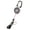 Pink, variant on Super Duty ID Badge Holder & Clear Sidekick Retractable Carabiner Keychain with Color Cord (Pink)